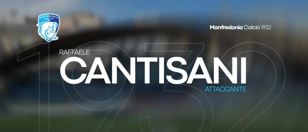 Nuovo innesto offensivo per il Manfredonia Calcio: benvenuto a Raffaele Cantisani